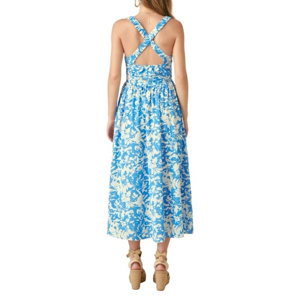 Free The Roses Floral Cross Back Maxi Dress - Picture 2 of 5
